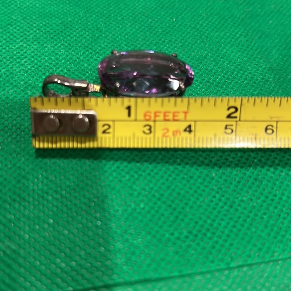 Just in- amethyst pendant in sterling silver - Picture 4 of 8